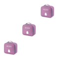thumbnail image 3 of yingyy Emergency Organizer for Zipper Closure Household Empty Storage Bag Classification Dust-proof Students Survival Package Case Purple Large 3Set, 3 of 6