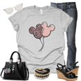 thumbnail image 5 of Mickey Leopard Balloons Shirt, Animal Kingdom Shirt, Safari Shirt Casual Short Sleeve Shirt (XX Large, Gray), 5 of 7