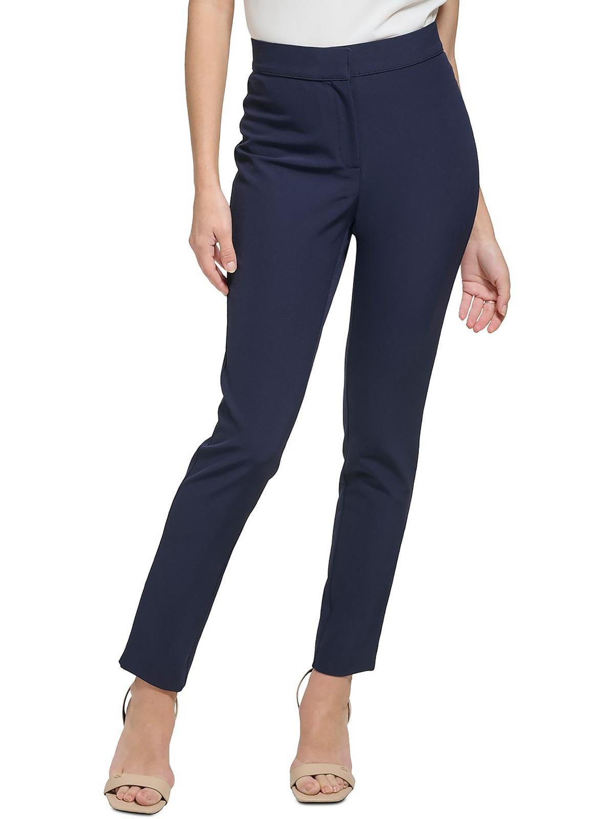 Calvin Klein Womens Skinny Flat Front Dress Pants - Walmart.com