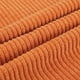 thumbnail image 4 of Cubierta de cojín decorativa PiccoCasa de corduroy con rayas de maíz, naranja 20" x 20", 4 of 7
