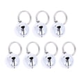 thumbnail image 4 of EeaseMX 20 cascabeles colgantes de metal de 14 mm para collar de mascotas, accesorios decorativos para gatos y perros (plata), 4 of 7