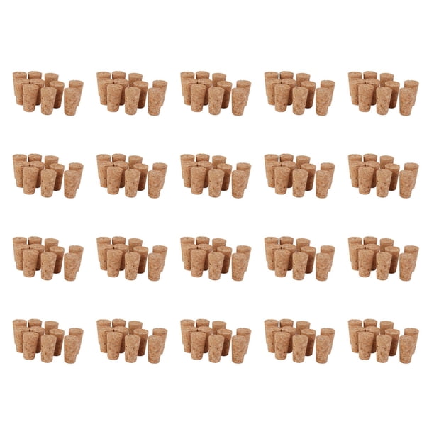 200Pcs Tapones de Corchos Cónicos DIY Craft Art Model Building 22X17X35mm