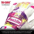 thumbnail image 2 of Franklin Sports MLB Youth Teeball Batting Gloves - Grow to Pro Kids Baseball + Softball Batting Gloves - Boys + Girls Pairs for Teeball, Baseball + Softball - Pink/White - Youth Large, 2 of 9