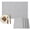 Silver Gray, variant on Grass Green Placemats Set of 6, Rustic Farmhouse Solid Color Washable Wipeable Table Mats for Dining Tables, Indoor Outdoor Kitchen Place Mats for Holiday Party Table Decor