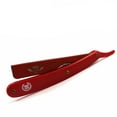 thumbnail image 2 of ZEEPK ALL RED BEARD CUT THROAT (SHAVETTE) STRAIGHT BARBER RAZOR + 5 ASTRA BLADES, 2 of 3