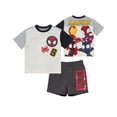 thumbnail image 1 of Conjunto de ropa Marvel Boys Spiderman: camiseta y pantalones cortos de Spiderman, talla 5, 1 of 5