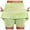 06-Light Green2231, variant on XIAONU Gradient Print Tennis Skirt For Women High Waist Built In Shorts Workout Skort