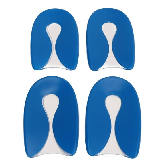 Almohadillas para el talón en forma de U, 2 pares de almohadillas de gel para el talón en forma de U, copa para el talón en forma de U, muy recomendable