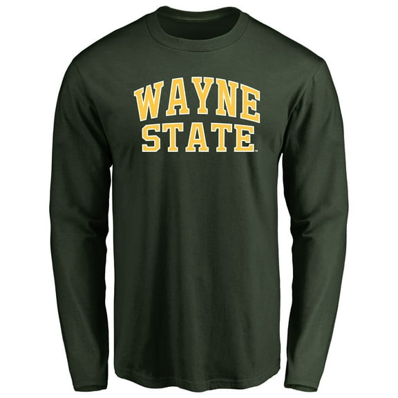 Men's Green Wayne State Warriors Everyday Long Sleeve T-Shirt