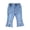Blue, variant on Baggy Jeans For Teen Girls School Clothes Toddler Girls Baggy Jeans Cute Heart Print Frayed Edge Waistband Loose Fit Wide Leg Denim Pants,Size 4-5 Years,Black