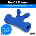 thumbnail image 2 of Bas Rutten O2 Inspiratory Muscle Training Device for Improving Diaphragmatic Breathing - Portable Lung Muscle and Respiratory Power Training Device - High Altitude Breathing Trainer - Green, 2 of 7