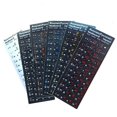 thumbnail image 4 of Carnet Stickers Clavier Film pour Apple Macbook Alphabets Russes Film Mat, 4 of 7