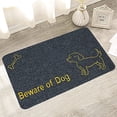 thumbnail image 3 of Dirt Trapper Door Mat 60 x 90 cm Non Slip Floor Mat Polyester Fiber Backing Carpet and Floor Mat Indoor &amp; Outdoor Dirt Entrance Rug Washable Front Door Mat (Dog), 3 of 8