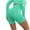 Green, variant on Women's Fitness Pants Tight-fitting Stretch Summer Womens Shorts Dressy Casual Hip-Up Yoga Pants Womens Shorts Casual