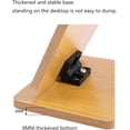 thumbnail image 3 of ZHU YU CHUN 1 PCS Rectangular Compact Table Mirror Vertical Wood Frame Mirror Table Mirror 90 Degree Rotation Makeup Mirror Back Stand Makeup Mirror (Wooden), 3 of 6