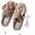 thumbnail image 2 of USB Heated Slippers under $5! Xqxayjr USB Heated Slippers for Men and Women,Warm Indoor Outdoor Heating Shoes,Rechargeable Battery Powered Foot Warmer with 3 Temperature Settings,Comfortable, 2 of 5
