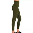 thumbnail image 2 of Maoxin Yoga Pants Women High Waist Colorful Yoga Pants Women Workout Leggings For Women Fitness Sports Running Yoga Athletic Pants Workout Leggings Army Green L, 2 of 6