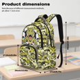 thumbnail image 6 of KUIFORTI Green Dinosaur School Bag and Lunch Box Set of 4 Durable Boys Backpack with Pencil Case Water Bottle Sleeve for Elementary Primary Middle School Students, 6 of 7