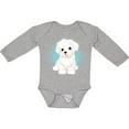 thumbnail image 3 of Inktastic Maltese Puppy Dog Boys or Girls Long Sleeve Baby Bodysuit, 3 of 5