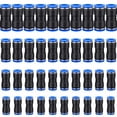 thumbnail image 1 of 40X Straight Push Pneumatic Connector Air Line Fitting For 1/4 5/16 3/8 1/2 Tube, 1 of 8