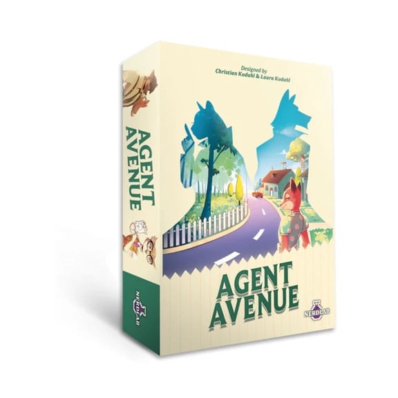 Agent Avenue Strategy Card Game for Ages 8 , from Asmodee