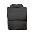thumbnail image 5 of jsaierl Cropped Puffer Vest Women Full Zip Sleeveless Padded Jacket Solid Stand Collar Down Top Quilted Bubble Waistcoat, 5 of 6