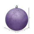 thumbnail image 2 of Vickerman N592086DG Boule de Noël 8 Po. Lavande Pailletée avec Capuchon Percé, 2 of 3