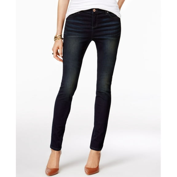 INC International Concepts Curvy Fit Skinny Jeans Unicorn Wash 0