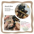 thumbnail image 3 of KBS-Phone Case For MOTO G 5G 2024, Bear bracelet cute Cartoon Black pearl pendant Simplicity Dirt-resistant Anti-knock protective case silicone soft case Waterproof Back Cover, 3 of 9