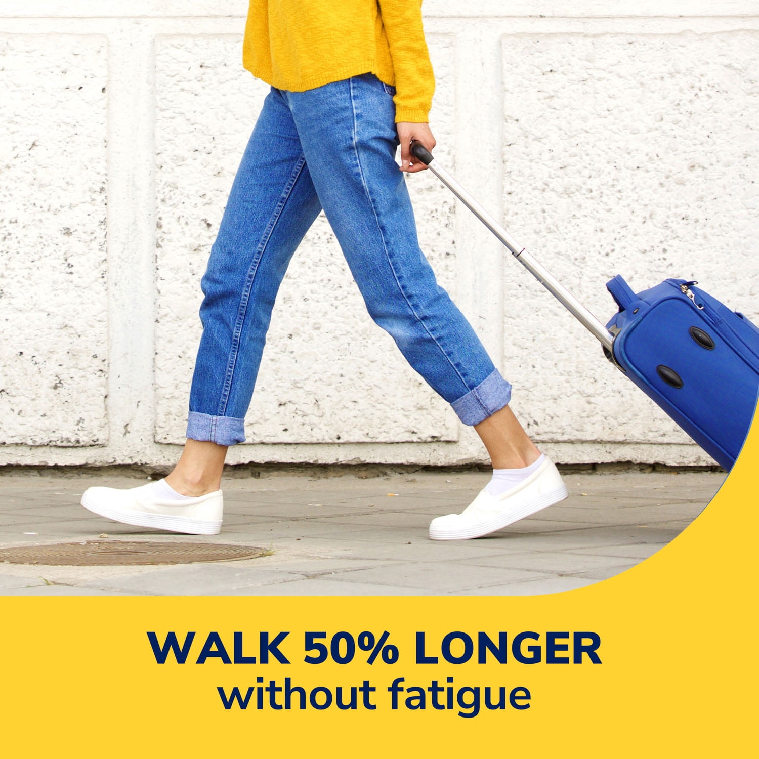 Dr. Scholl's Walk Longer Insoles, Comfortable Plush Foam Inserts for Women, Sizes 6-10