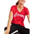 thumbnail image 3 of EV1 from Ellen DeGeneres Dream V Neck Graphic Tee Women's, 3 of 5