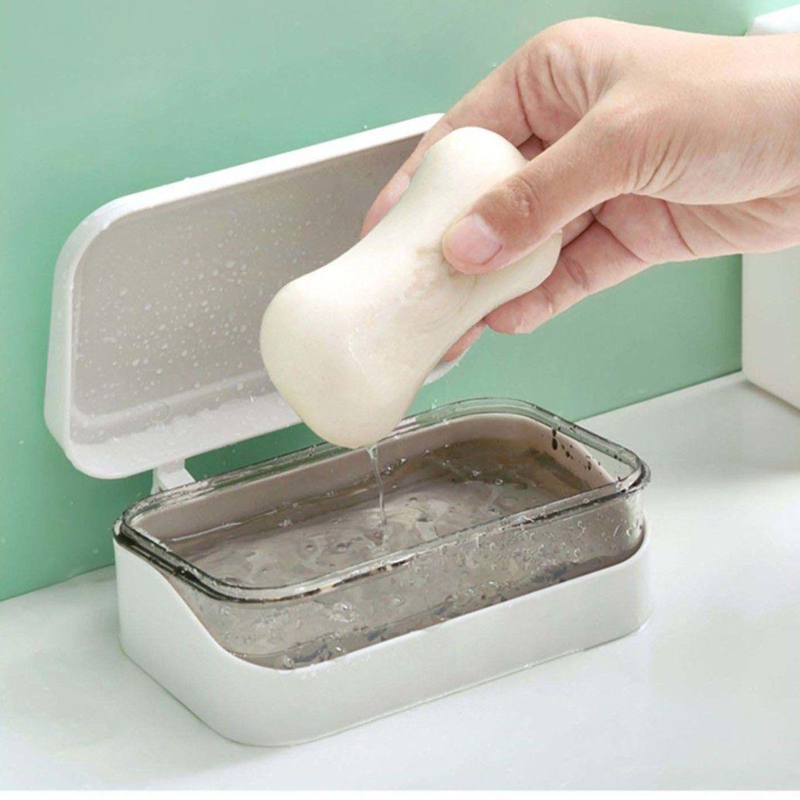 Porte-savon, porte-savon avec drain, boîte à savon pour douche de salle de bain Porte-savon, porte-savon avec drain, boîte à savon pour douche de salle de bain