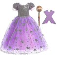 thumbnail image 1 of Vestido de princesa Rapunzel para niñas, vestidos morados elegantes, disfraz de carnaval elegante, vestidos de noche para graduación, vestidos de juego de rol de Halloween, 1 of 3