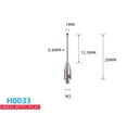 thumbnail image 1 of M2 Ball cmm Thread And Cnc Measuring Probe Stylus Point Contact Instrument Parts Accessories Tungsten Steel Stylus H0033, 1 of 7