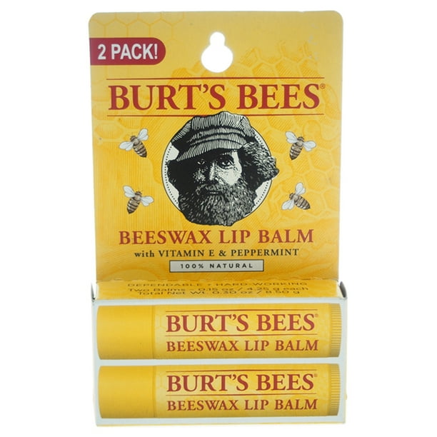 Bálsamo labial Burts Bees Beeswax Lip Balm Twin Pack Bálsamo labial Unisex 2 x 0.15 oz