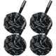 thumbnail image 1 of wonima11 Loofah Sponge 60g/Piece, Loofah for Men Body Scrubber - Bath Sponge Loofa Set of 4 Black, 1 of 1