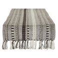 thumbnail image 1 of Design Imports CAMZ13800 Chemin de Table Rayé Tressé Brun Foncé 15x72, 1 of 4