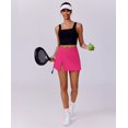 thumbnail image 5 of Pinspark Women's Tennis Skirts High Waisted Workout Skorts with Inner Pockets Side Split Golf Skirt Lightweight Athletic Skort Summer, 5 of 6