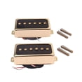 thumbnail image 1 of Toystoory Paquete de 2 pastillas en forma de B de doble salida, transductor eléctrico de estilo Vintage, reemplazo de estabilidad para Accesorios para instrumentos musicales, 1 of 6