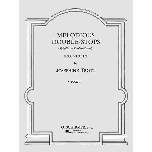 Melodious Double-Stops for Violin, Book II, (Paperback)