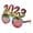 Colorful, variant on 2023 Funny Glasses New Year Photo Glasses for Celebrations Adults Children's Night Out Party Supplies Decorations Argent Pink