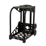 Zuca 18 Sport Bag - SK8 Black (Limited Edition) with Flashing Wheels (Black Frame)