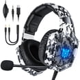 thumbnail image 1 of Auriculares para juegos Nanddi con micrófono para PS4, PS5, Xbox One y PC, 1 of 7