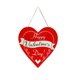 thumbnail image 3 of Xihbxyly Letrero de San Valentín, Encantador Corazón de Madera, Alegre Adorno Colgante Rojo, Mdf Resistente, para Uso En Interiores y Exteriores, Regalo Romántico, Fácil de Colgar., 3 of 7