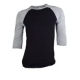 thumbnail image 1 of Playera Manga 3/4 Manga Ranglan Hombre Torso Negro A022, 1 of 3