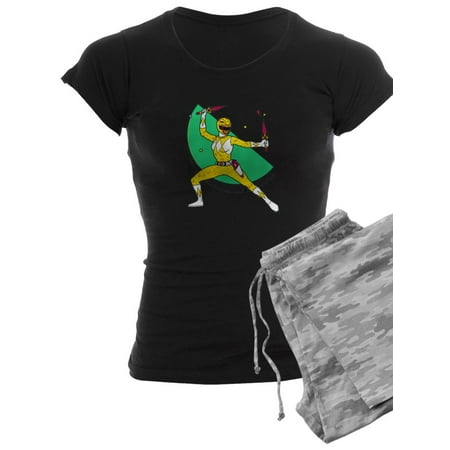 

CafePress - Power Rangers Yellow Ranger Wi - Women s Dark Pajamas