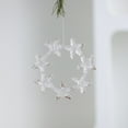thumbnail image 4 of Christmas Ball Bauble Crystal Deer Flower Ornament Indoor Outdoor Hanging Decoration Holiday Party Wedding Halloween Thanksgiving Valentine's Day Decor, 4 of 6