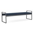 thumbnail image 1 of Gansett Reception Waiting Room Steel 3-Seat Bench / Charcoal Steel / Blue, 1 of 5