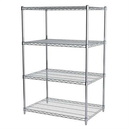 Akro Mils 24x36x54 4 Shelf Wire Shelving Unit Com