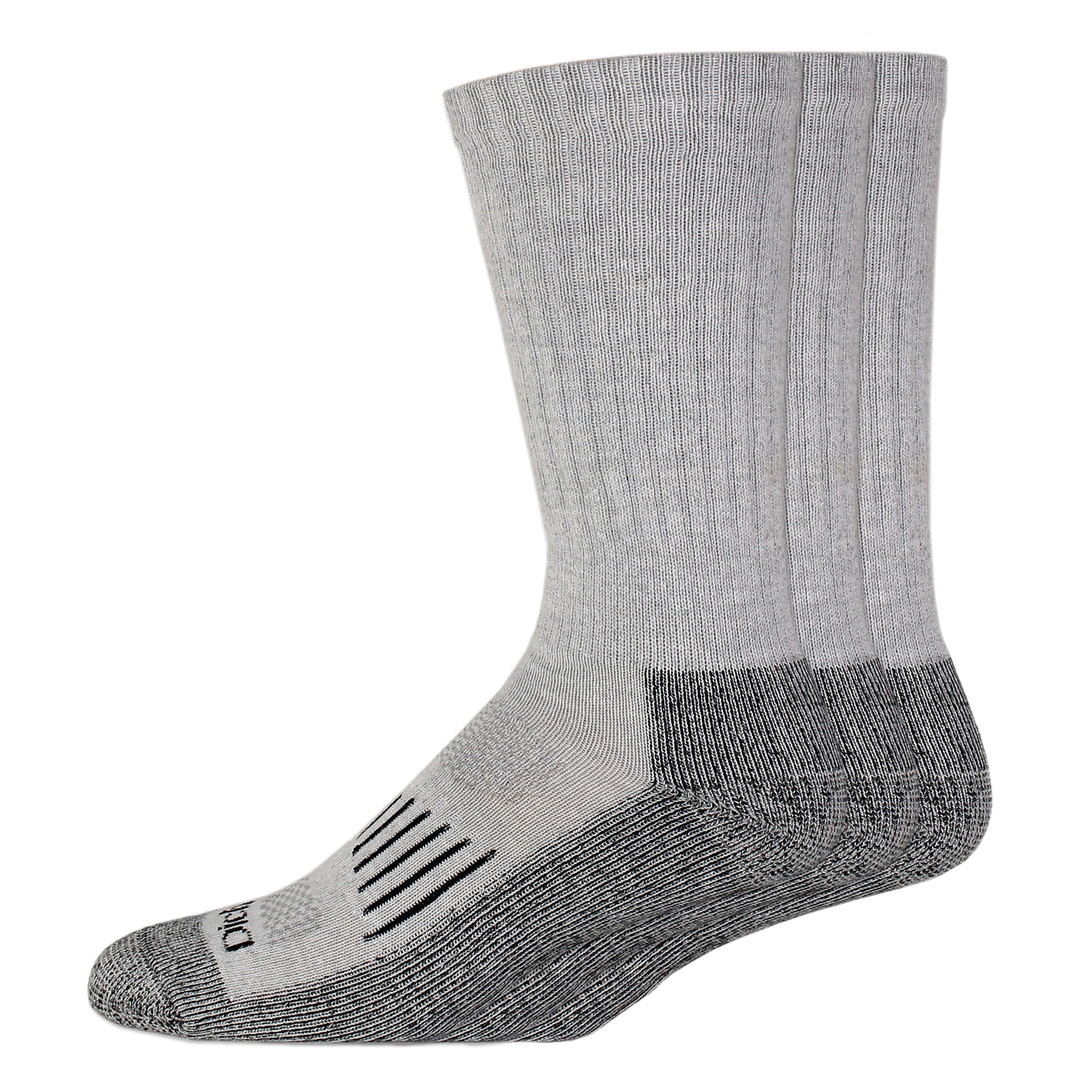 Dickies Men's Heavyweight Crew Sock, 3 Pack Genuine